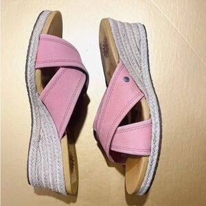 Pink Ugg espadrilles 7.5